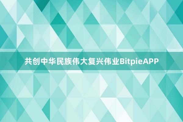 共创中华民族伟大复兴伟业BitpieAPP