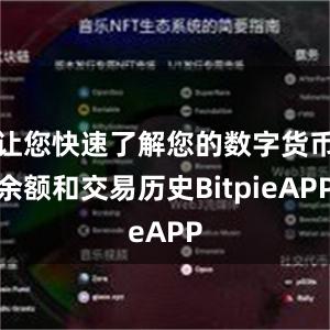 让您快速了解您的数字货币余额和交易历史BitpieAPP