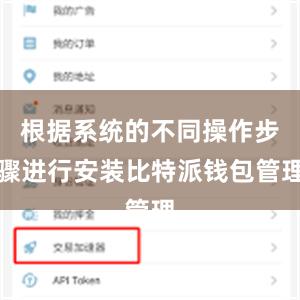 根据系统的不同操作步骤进行安装比特派钱包管理